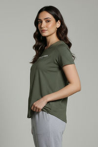 Zivame Knit Cotton Sleep Top - Four Leaf Clover — thumbnail 3